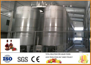 China Kleines Material der Wachsbeerobstwein-Verarbeitungsanlage-SS304 mit PLC-Kontrollsystem fournisseur